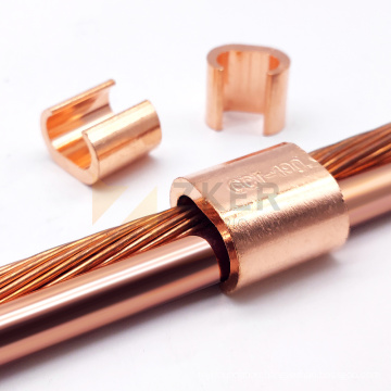 Pure Copper C Clamp earth connector for sale cable clamps